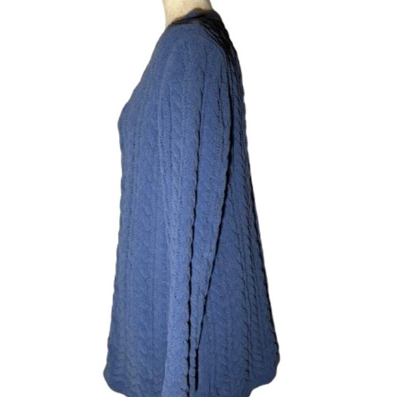 J. Jill Blue Crewneck Sweater - Small - Picture 4 of 7